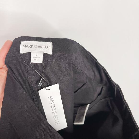 New Making The Cut Womens Small S Black Pleated Tie Skirt with Trouser Pants - Picture 11 of 15